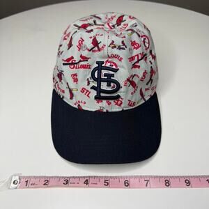 St Louis Cardinals All Over Print Baseball Cap Adjustable MLB Dad Hat Retro